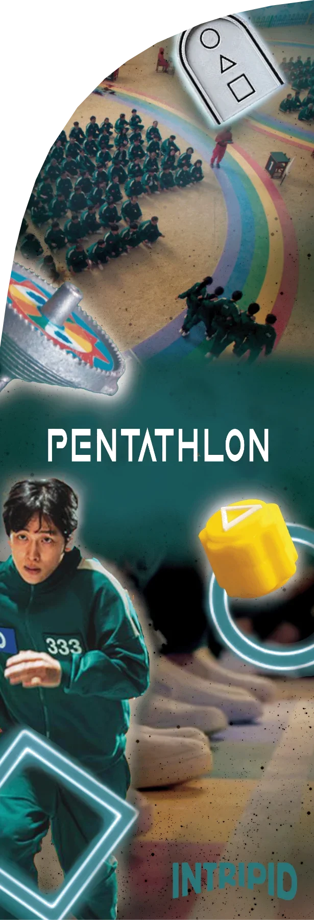 Drapeau flamme — Pentathlon